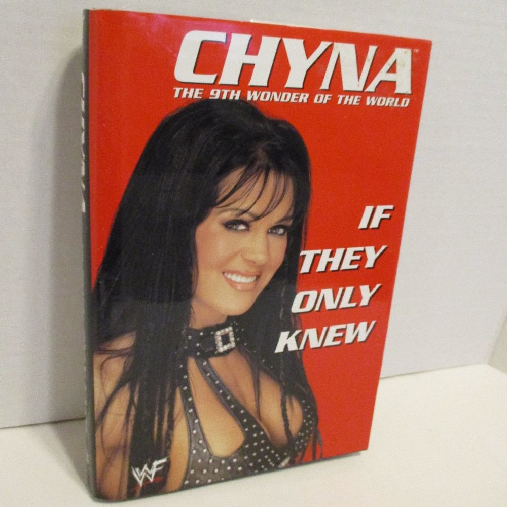 WWE Book Chyna Y2K Medium Black Red White RAW Smack Down Wrestling Book